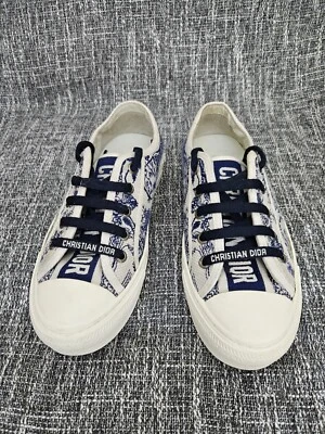 Christian Dior Walk 'N' Dior Oblique Sneakers Size 37 - Image 1 of 4