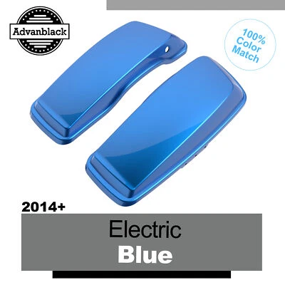 Electric Blue Saddlebag Lids for Harley Street Road Glide Special 2014+ - Imagem 1 de 4