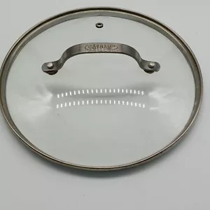 Gotham Steel Replacement Glass Lid Only 9.5 Inch Skillet Pot Pan Top With Vent - Picture 1 of 5