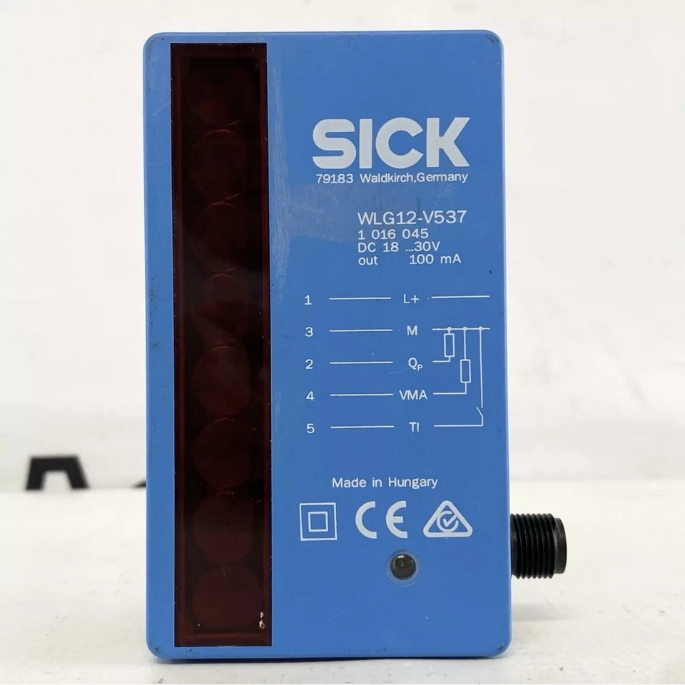 Sick WLG12V537 Reflex Light Grid 18-30VDC 100mA 87.5mm Range WLG12-V537 - Image 1 of 4