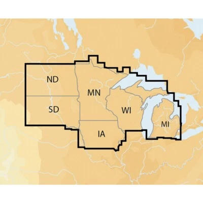 Navionics Msd/Nav+No Navionics+ Regions North Preloaded Msd Format - Image 1 of 4