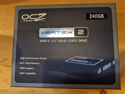 OCZ Vertex 2 OCZSSD2-2VTXE240G 3.5" 240GB SATA II Internal Solid State Drive - Image 1 of 4