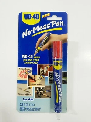 WD-40 No Mess Pen Lubricates Protects Removes 0.26 oz Low Odor WP003-01 - Image 1 of 3
