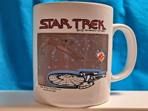 Vintage STAR TREK STARSHIP ENTERPRISE Collectible Coffee Mug Tea Cup 1992 - Picture 1 of 12