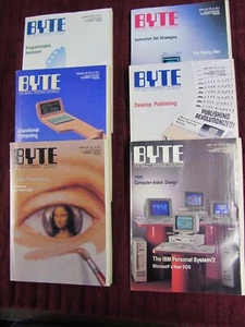 Byte Magazin Lot - 1987 - 7 Ausgaben: Jan, Feb, März, April, Mai, Juni, Bonus - Bild 1 von 6