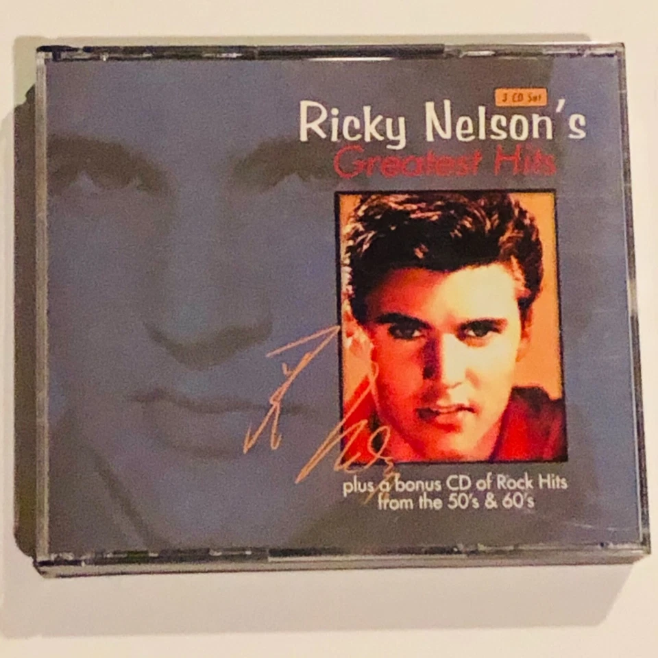 RICKY NELSON - NELSON'S GREATEST HITS  + BONUS CD OF ROCK HITS FROM 50'S & 60"S - Image 1 of 2