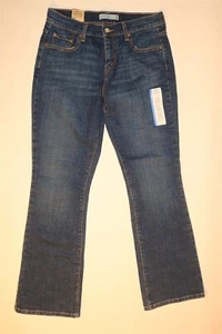 LEVI'S 515 Women's Boot Cut Star Sapphire Blue Jeans Misses 6 SHORT NWT - Picture 1 of 3