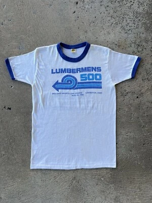 Camiseta De Colección Años 80 Mid-Ohio Lumbermens 500 Sports Car Course Carrera Años 80 EE. UU. Grande Foto 1 de 4