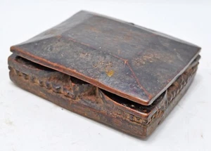 Antik Holz Küchengeräte Spice Kiste Original Alte Hand- - Picture 1 of 6