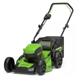 GreenWorks GD60LM46HPK2X 60V 46cm Tondeuse à gazon avec batterie 2x2 Ah - Photo 1/1