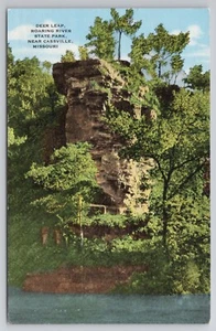 1930-45 Postcard Deer Leap Roaring River State Park Near Cassville Missouri MO - Picture 1 of 2