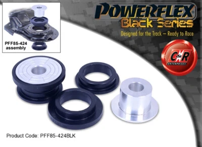 Powerflex Black Series Supporto Posteriore Rr Per VW Bora 2WD 97-06 PFF85-424BLK - Immagine 1 di 4