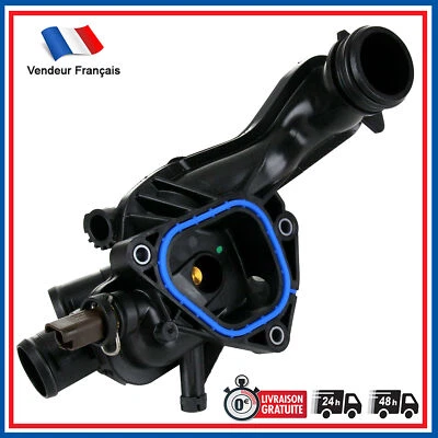 Boitier d'EAU Thermostat pour 208 308 508 2008 3008 5008 PARTNER 1.4 1.6 VTI 120 - Photo 1/4