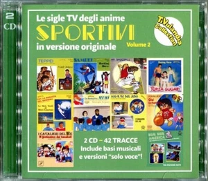 Sigle Tv 2 CD ANIME SPORTIVI VOL. 2 FRATELLI BALESTRA SUPEROBOTS LE MELE VERDI - Foto 1 di 2