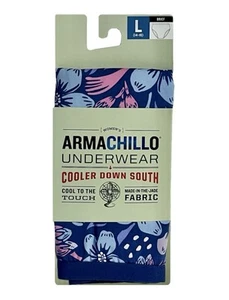 Duluth Women's Armachillo Cooling Underwear Brief/Blue Floral Large (14-16) NWT - Picture 1 of 11