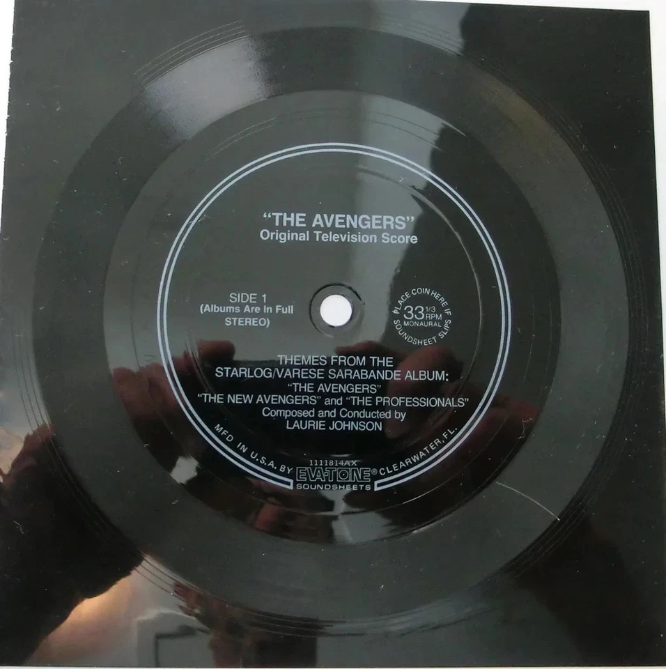 Flexidisc "The Avengers + First Men in the Moon" Titelmelodien Vinyl - Bild 1 von 1