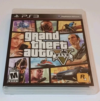 Grand Theft Auto V Playstation 3 PS3 GTA 5 CIB w Map & Insert Complete Tested - Image 1 of 4