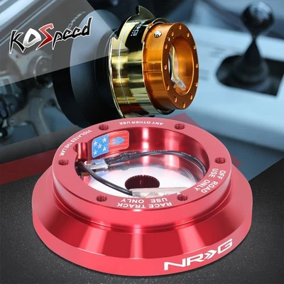 Adaptador de cubo de volante NRG SRK-100H-RD para Tredia Cordia Starion Eagle Talon Foto 1 de 4
