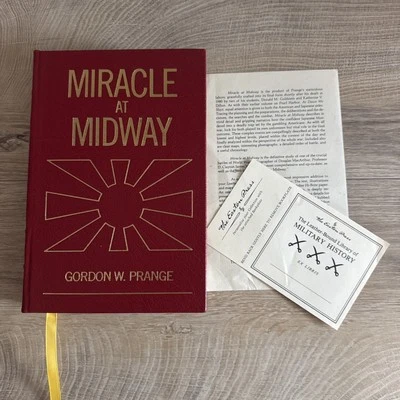 Miracle At Midway by Gordon W. Prange WWII Battle Military Library Easton Press - Image 1 of 4