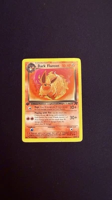 Pokemon: Dark Flareon 1ª Edição #35/82 Team Rocket 2000 WOTC - QUASE PERFEITO - I116 - Imagem 1 de 2