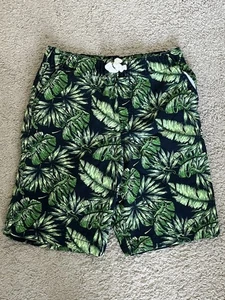 365 Kids by Garanimals Boys Shorts Size 10 – Tropical Leaf Print - Picture 1 of 3