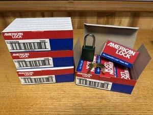 American Lock - Brand New - Series A1106KAGRN GREEN 2 Keys Per Lock (24 Locks) - Picture 1 of 6
