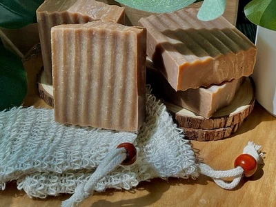 3 BARSOrganic Tea Tree Lavender Tallow Shampoo/Body Bar Aloe Vera Colloidal Oats - Image 1 of 3