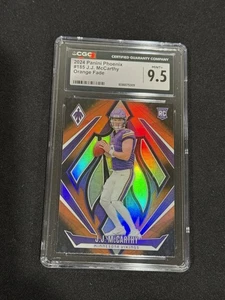 2024 Phoenix JJ McCarthy Orange Fade CGC 9.5 - Picture 1 of 1