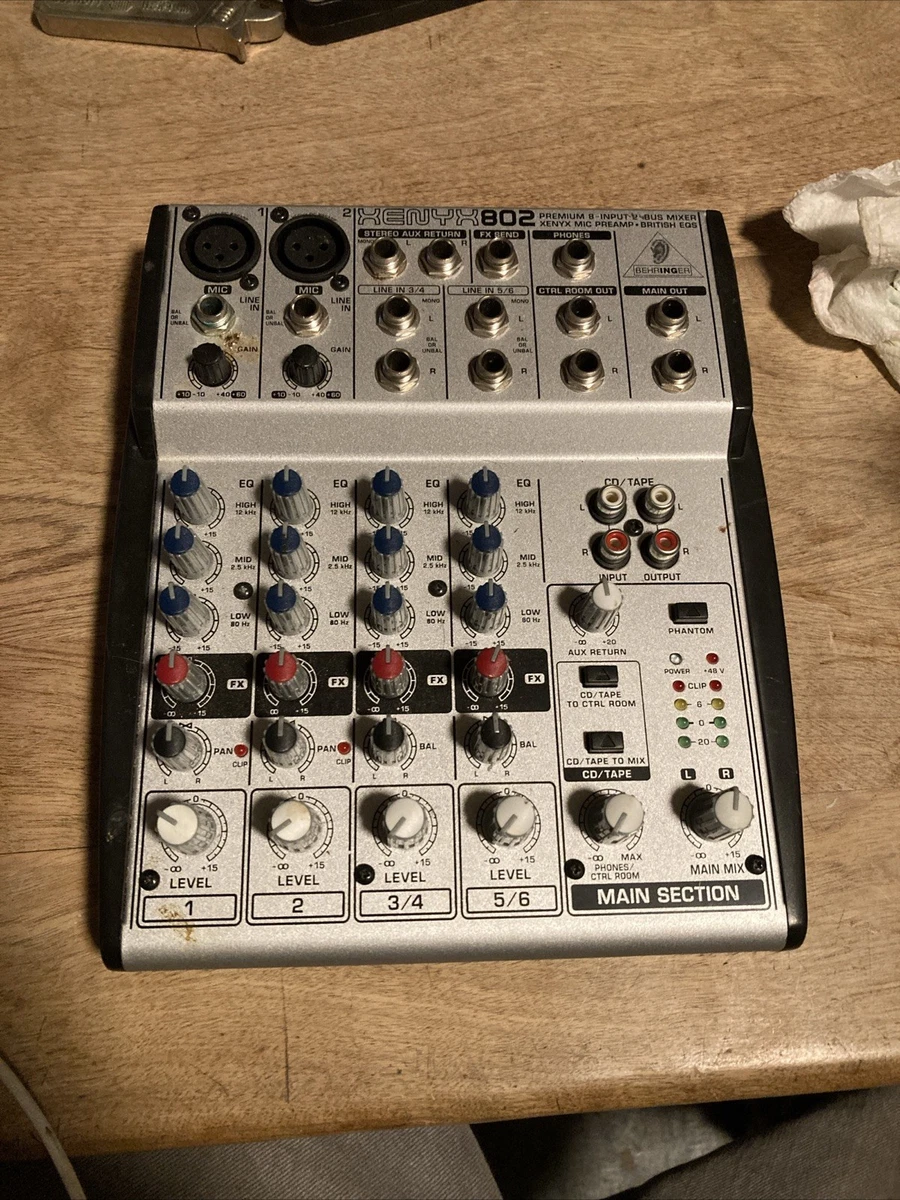 Behringer Xenyx 802 Mixer for sale - eBay