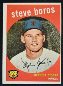1959 Topps #331 Steve Boros Detroit Tigers - Picture 1 of 2