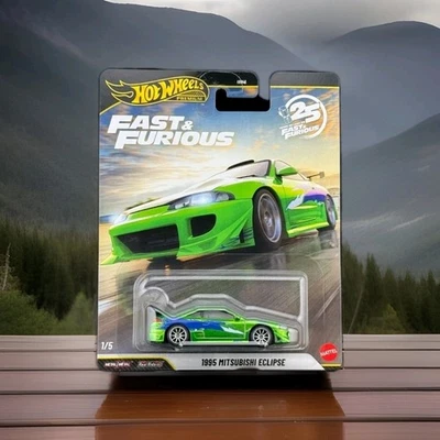 HOT WHEELS PREMIUM 2026 FAST & FURIOUS 25th Anniversary Mitsubishi Eclipse - Image 1 of 2