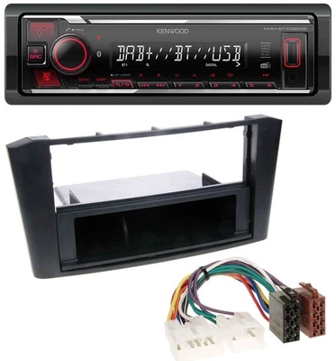 Kenwood MP3 Bluetooth USB DAB Autoradio für Toyota Avensis T25 (2003-2009) - Bild 1 von 4