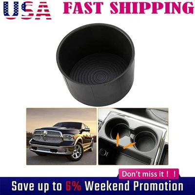 Portavasos inserto de goma para Dodge Ram 1500 2500 3500 2009-2018 pesado EE. UU. */L Foto 1 de 4