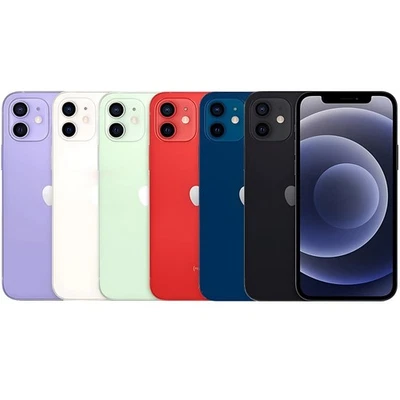 Neu Apple iPhone 12 5G 256GB/128GB/64GB Ohne Vertrag Smartphone Handys Schwarz - Bild 1 von 4