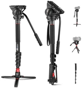 Neewer GM76 Aluminum Alloy Monopod – Lightweight, Max Height 70.5 Inches. - Picture 1 of 3