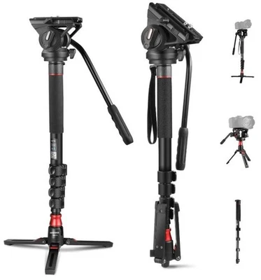 Neewer GM76 Aluminum Alloy Monopod – Lightweight, Max Height 70.5 Inches. - Image 1 of 3