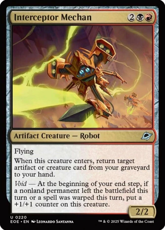 Interceptor Mechan - Edge of Eternities #0220 MTG Magic The Gathering - Image 1 of 1