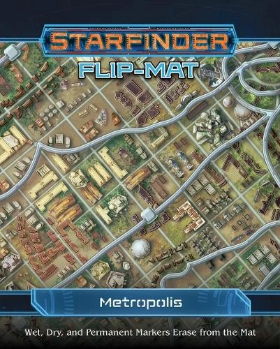 Starfinder Flip-Mat: Metropolis - Image 1 of 1