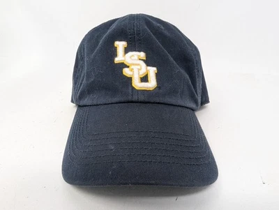 Gorra ajustada LSU Tigers para hombre XL azul marino NCAA béisbol universidad escritura ala verde Foto 1 de 4