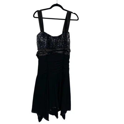 Taboo Whimigoth Babydoll Dark Fairy Coquette Y2K Asymmetrical Lace Dress Sz 1X - Image 1 of 4