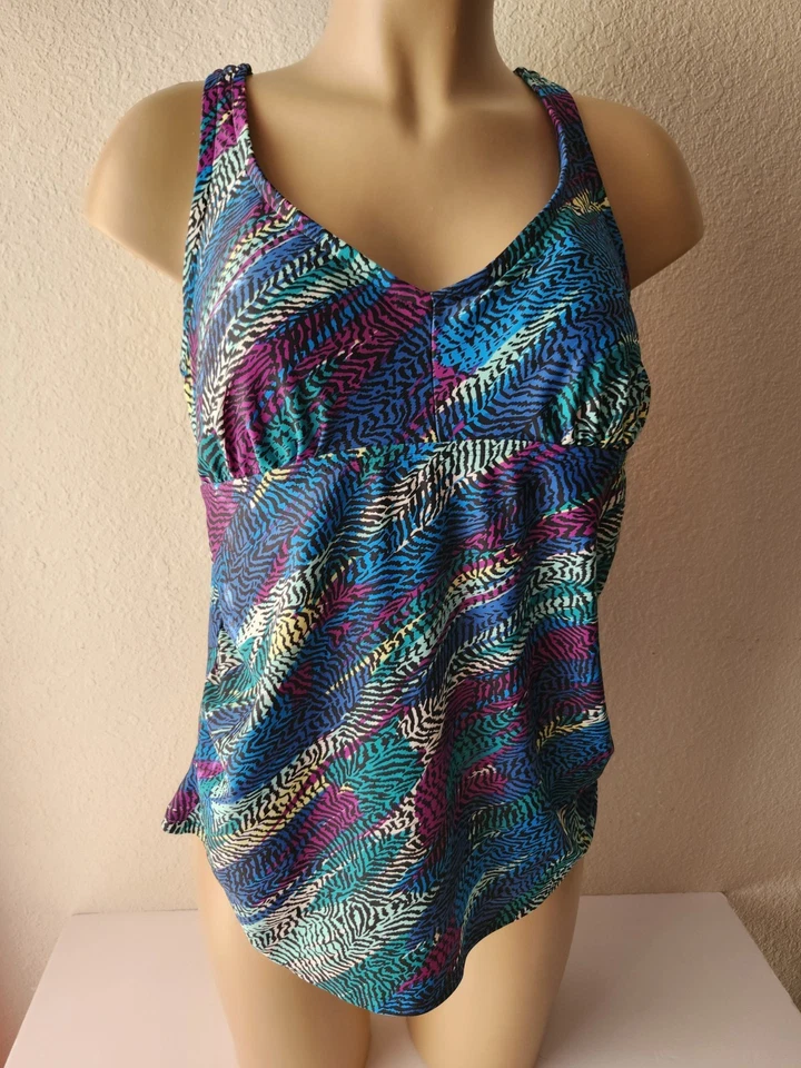 Ava Viv Tankini Swim Top  Size 14W - Image 1 of 4