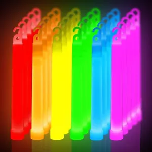 24 Pack 6 Inch Ultra Bright Glow Sticks for Parties Camping Emergency Light - Picture 1 of 7