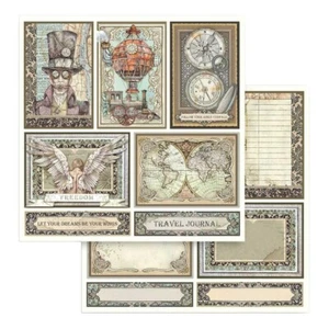 Stamperia - SIR VAGABOND - CARDS - 12" X 12" - CUT UP TO SAVE POSTAGE!! - Picture 1 of 1