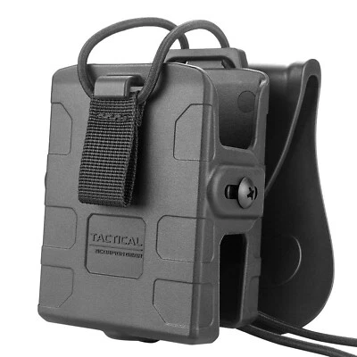 TACTICAL SCORPION GEAR Tactical Scorpion Polymer Walkie Talkie Radio Holder Holster Motorola Kenwood