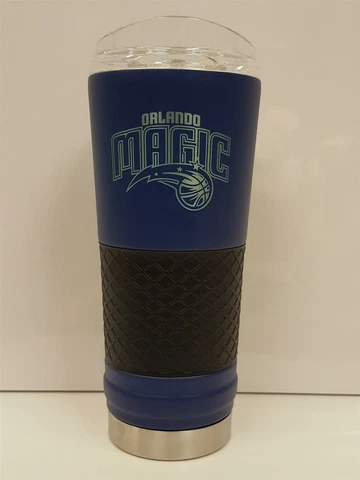Orlando Magic Tumbler Powder Coated Draft Travel Mug 24oz Cover