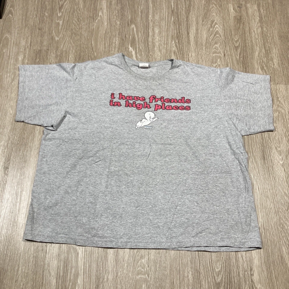 Camisa Casper 3XL Camiseta Vintage Años 90 00 Fantasma Película Programa de TV Dibujos Animados Amigos Foto 1 de 4