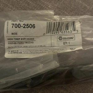 Napa Solutions High Temp EGR Hoses 2005-96 Ford Trucks 700-2506 - Picture 1 of 2