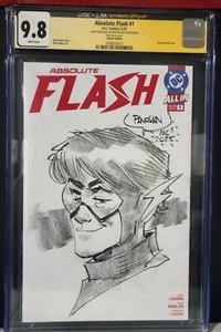 ABSOLUTE FLASH #1 SIGNED PANOSIAN CGC 9.8 JSA AUTHENTICATED SLAB 3 - Picture 1 of 1