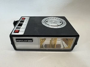 Vintage Popular Electronic Flash Unit 606 High Power Deluxe Untested - Picture 1 of 9