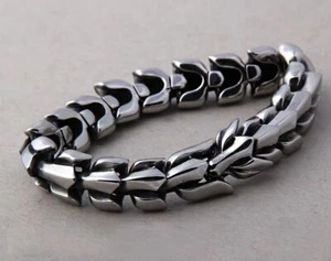 316L EDELSTAHL *** Armband Schlange, Wikinger Stil - Bild 1 von 17